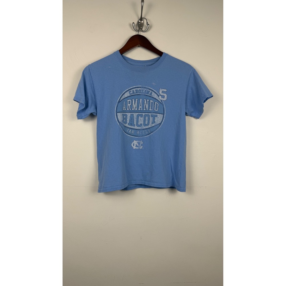 The Victory Armando Bacot North Carolina Tar Heels Blue Youth Medium T-Shirt